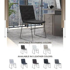 Leather Polyester Office Chair with Stainless Steel Base Series