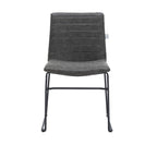 Leather Polyester Office Chair with Stainless Steel Base Series