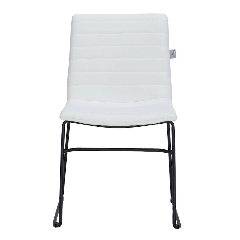 Leather Polyester Office Chair with Stainless Steel Base Series