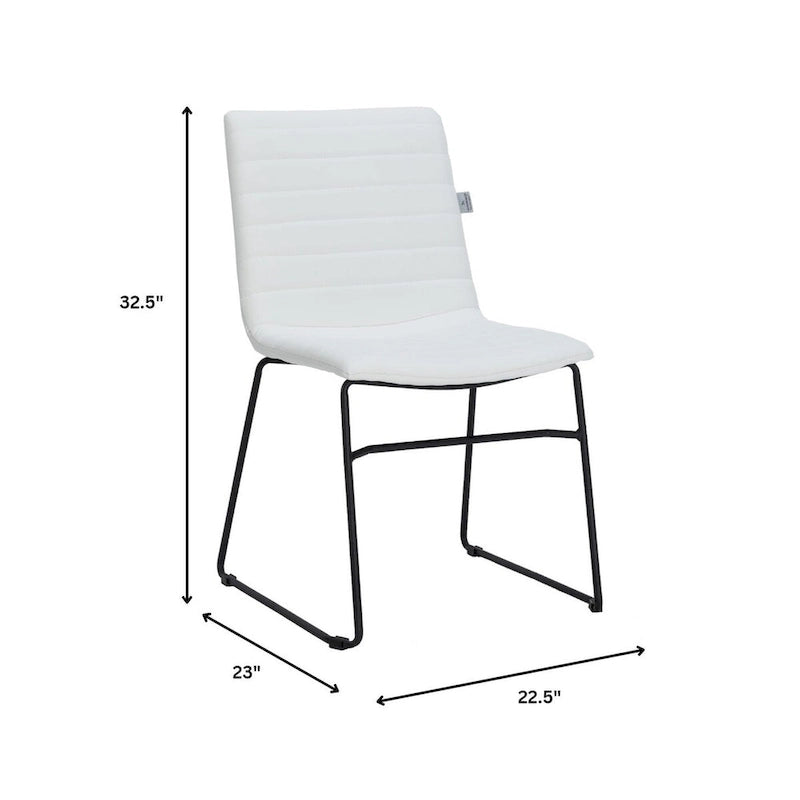 Leather Polyester Office Chair with Stainless Steel Base Series