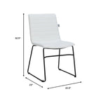 Leather Polyester Office Chair with Stainless Steel Base Series