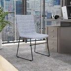 Leather Polyester Office Chair with Stainless Steel Base Series