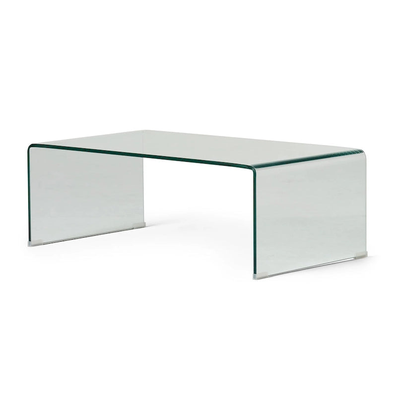 12mm Modern Tempered Glass Coffee Table for Living Room