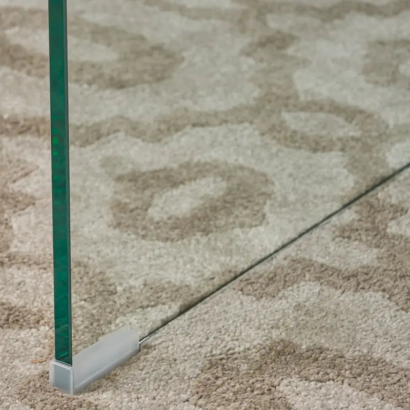 12mm Modern Tempered Glass Coffee Table for Living Room